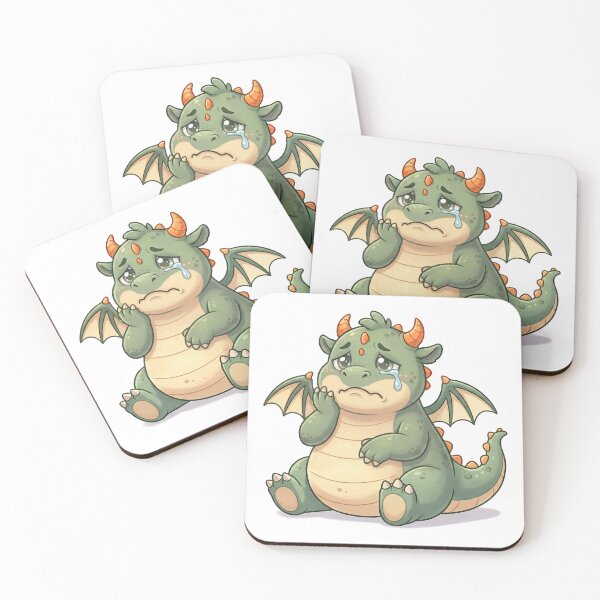 Item preview, Matcha the Cute Baby Dragon - Sad designed and sold by VFXguy.