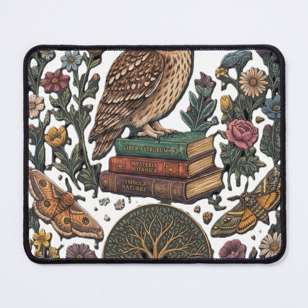 Item preview, Mystical Owl & Botanical Tree of Life - Dark Cottagecore Aesthetic designed and sold by MR LOVICE.