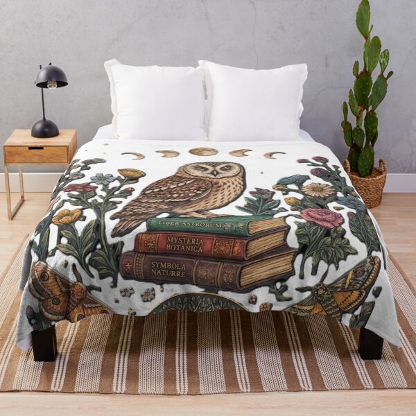 Item preview, Mystical Owl & Botanical Tree of Life - Dark Cottagecore Aesthetic designed and sold by MR LOVICE.