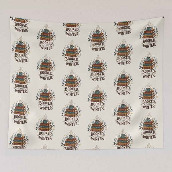 Item preview, Booked For Winter Cozy Stack of Books and Coffee Mug Graphic designed and sold by PACS0011.