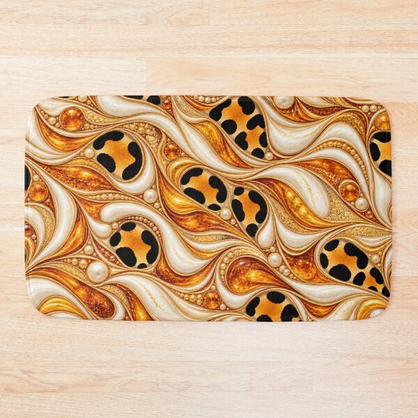 Item preview, Leopard Luxe – Elegancia de Ágata Dorada designed and sold by annenambiro.