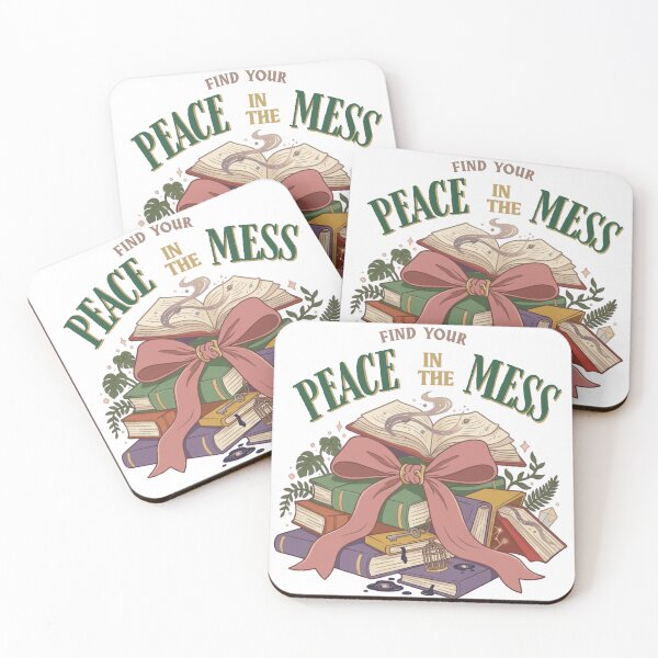 Item preview, Find Your Peace In The Mess - Vintage Book Lover Aesthetic designed and sold by Designova10.