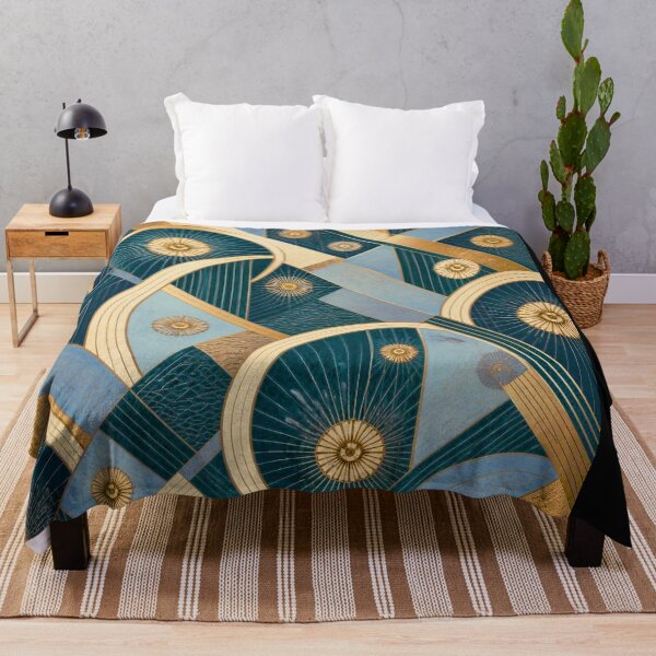 Item preview, Coastal Geometry: Azure & D´Or Collection #4 designed and sold by Helios Be. Lavsh.