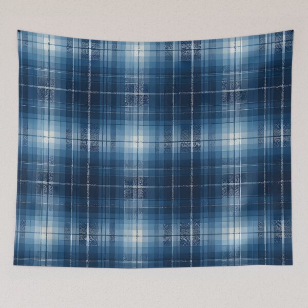 Item preview, Deep Navy Blue Tartan Plaid designed and sold by Sybille-Yates.