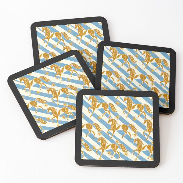 Item preview, Coastal Geometry: Azure & D´Or Collection #5 designed and sold by Helios Be. Lavsh.