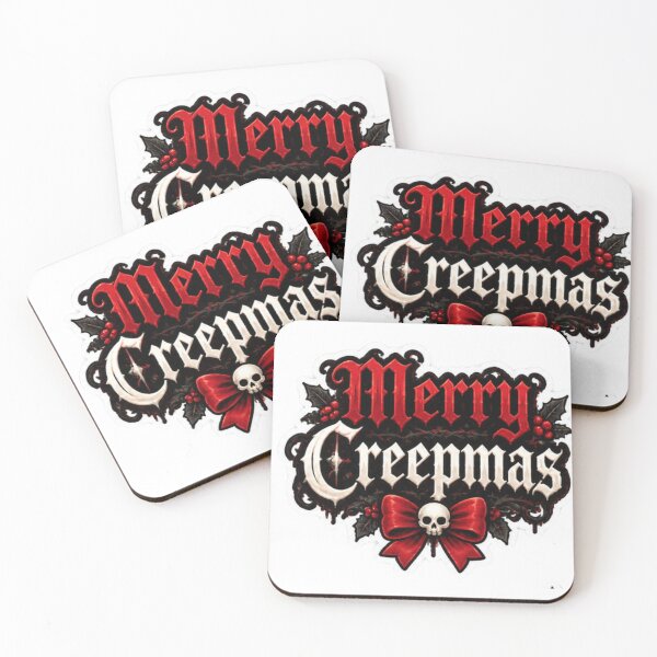 Item preview, Merry Creepmas Gothic Lettering - Spooky Gothmas Christmas designed and sold by ItsArtisticLab.