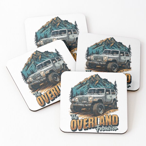 Item preview, The Overland Frontier 4x4 Off-Road Adventure Illustration designed and sold by Shopeon Designs.