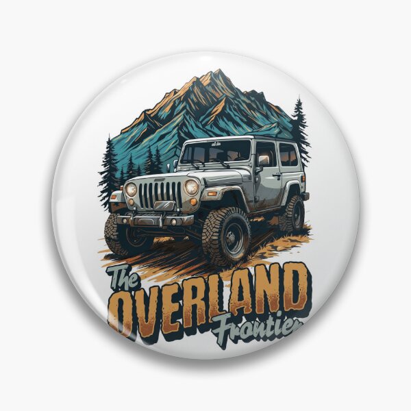 Item preview, The Overland Frontier 4x4 Off-Road Adventure Illustration designed and sold by Shopeon Designs.