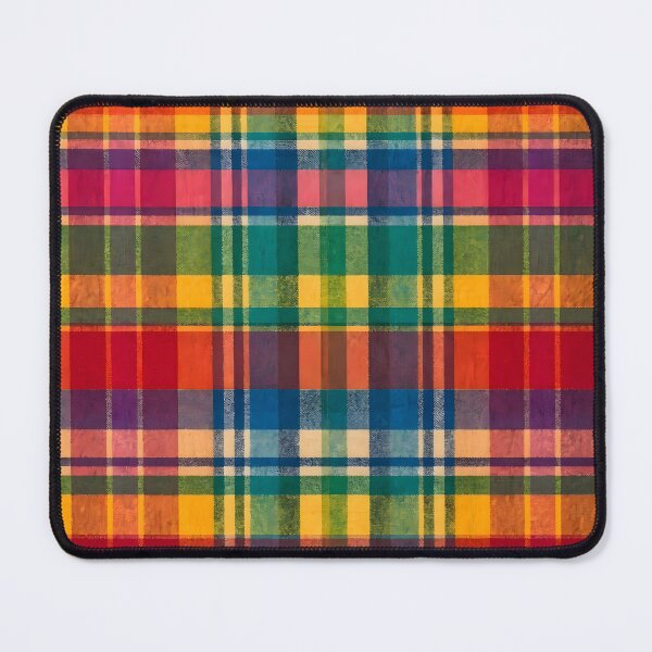 Item preview, Rainbow Plaid Check Pattern designed and sold by Sybille-Yates.