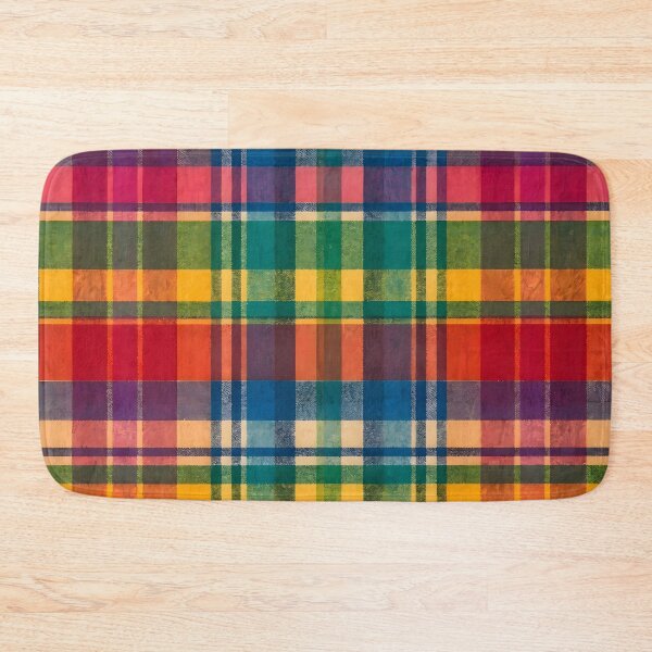 Item preview, Rainbow Plaid Check Pattern designed and sold by Sybille-Yates.