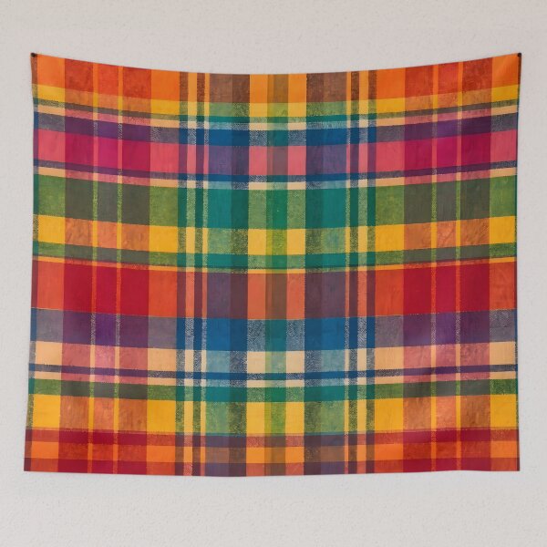 Item preview, Rainbow Plaid Check Pattern designed and sold by Sybille-Yates.