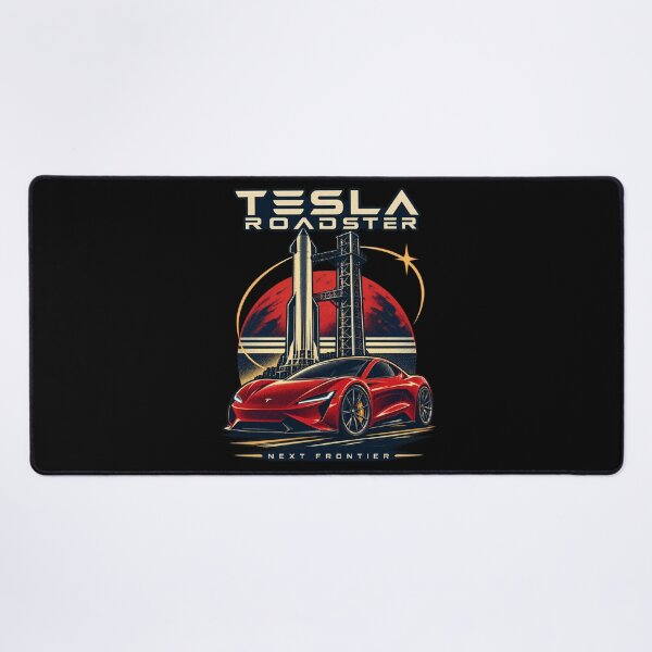 Item preview, Tesla Roadster on Mars | Next Frontier Space Car Art designed and sold by TEEJAMBOREE.