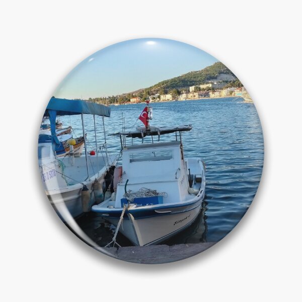 Item preview, Old Foca Harbor and Boats designed and sold by Carav-DreamsArt.