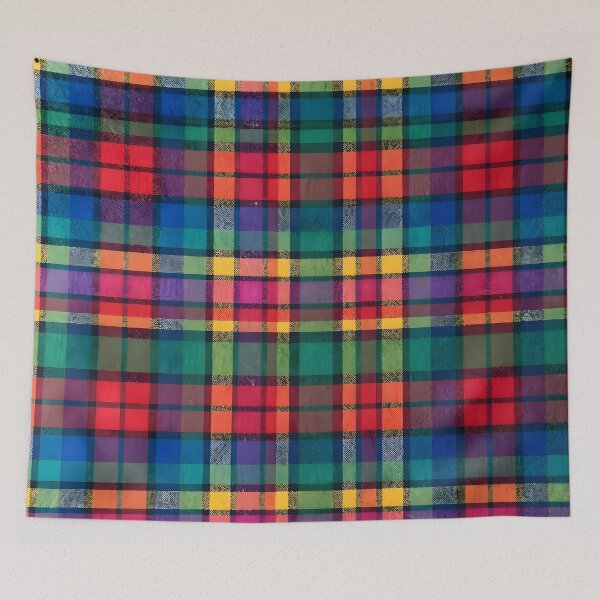 Item preview, Rainbow Plaid Check Pattern designed and sold by Sybille-Yates.