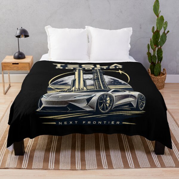 Item preview, Tesla Roadster on Mars | Next Frontier Space Car Art designed and sold by TEEJAMBOREE.