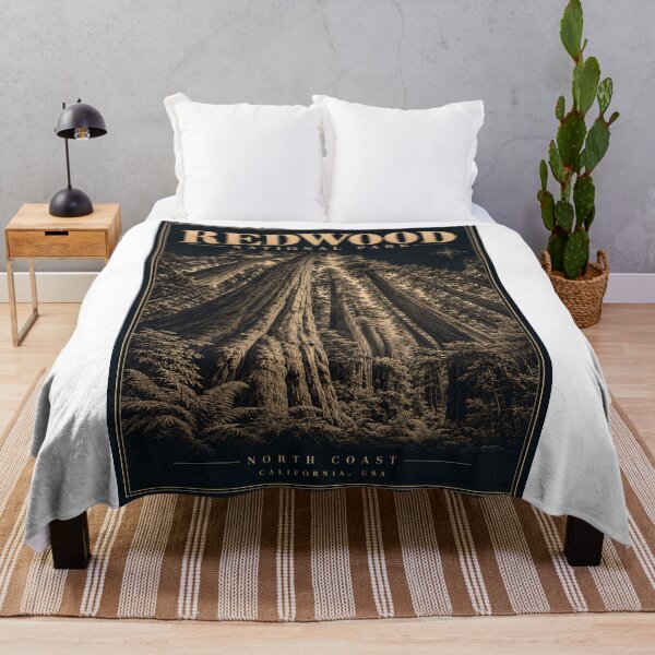 Item preview, Redwood National Park Vintage Poster California Wall Art (Digital Download) designed and sold by shopcanva.