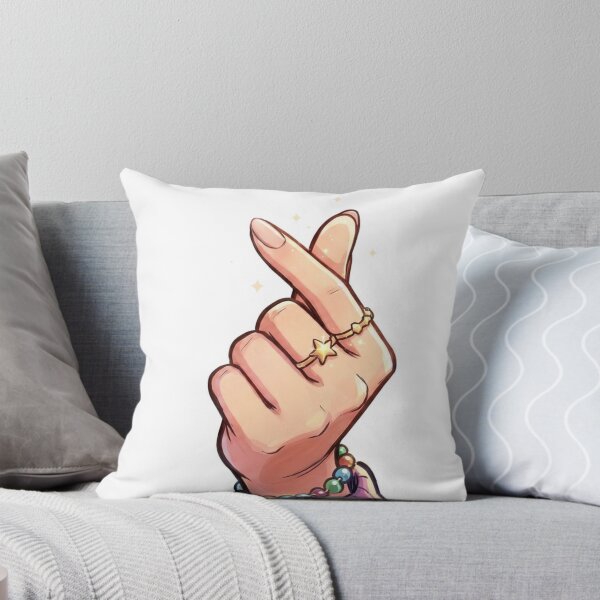 Item preview, Korean Finger Heart Hand Sign Kpop Art designed and sold by Poldi89.