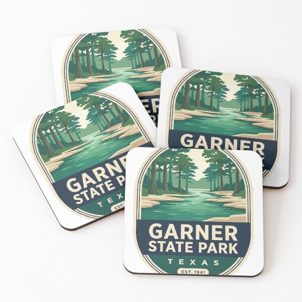 Item preview, Garner State Park Texas Frio River Oval Badge Sticker designed and sold by DetourDgn.