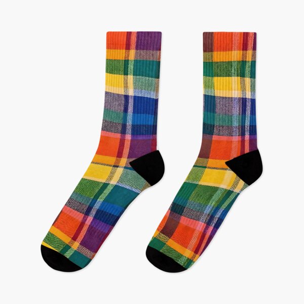 Item preview, Rainbow Plaid Check Pattern designed and sold by Sybille-Yates.