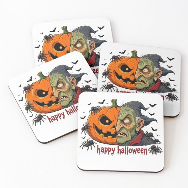 Item preview, crazy pumpkin and Halloween witch designed and sold by Kikimarketplace.