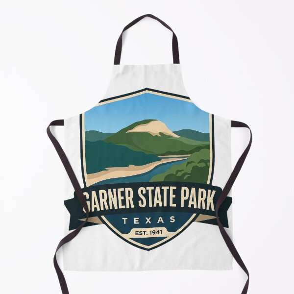 Item preview, Garner State Park Texas Old Baldy Shield Badge Sticker designed and sold by DetourDgn.