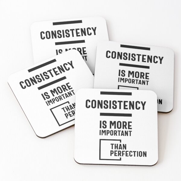 Item preview, Consistency Fitness and self-improvement enthusiasts designed and sold by mshetty-fashion.