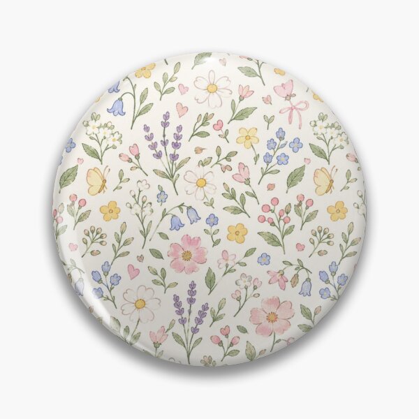 Item preview, • Charming Pastel Watercolor Wildflower Seamless Pattern designed and sold by JuliaMarkStudio.