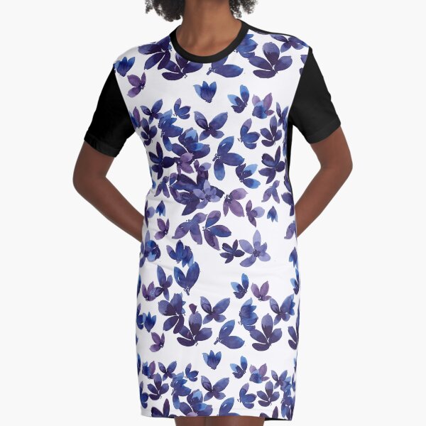 Born to Butterfly Graphic T-Shirt Dress