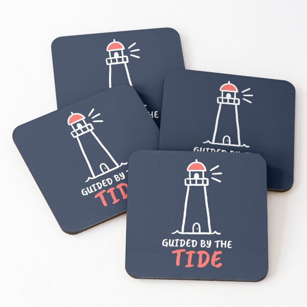 Item preview, Guided by the Tide Lighthouse – Ocean Wonders Nautical Coastal Design designed and sold by Sea Gem.