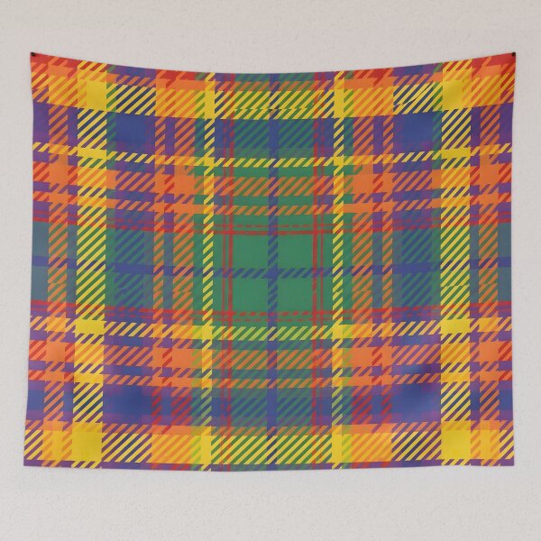 Item preview, Rainbow Plaid Check Pattern designed and sold by Sybille-Yates.