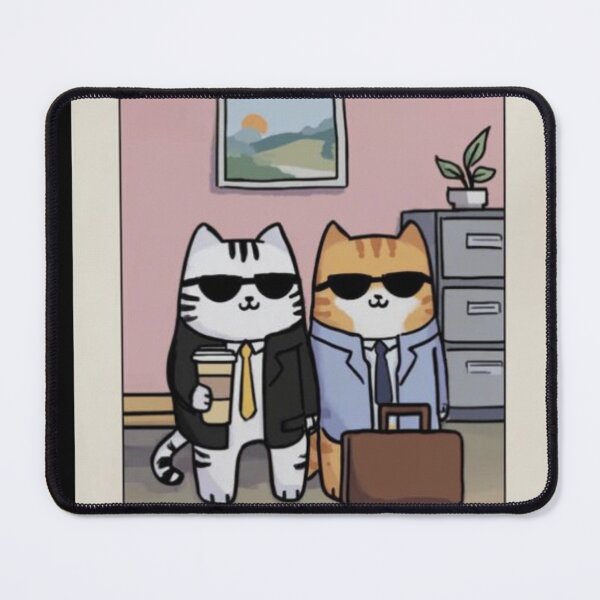 Item preview, Cool People Work Here Funny Business Cats designed and sold by WavyCurve.