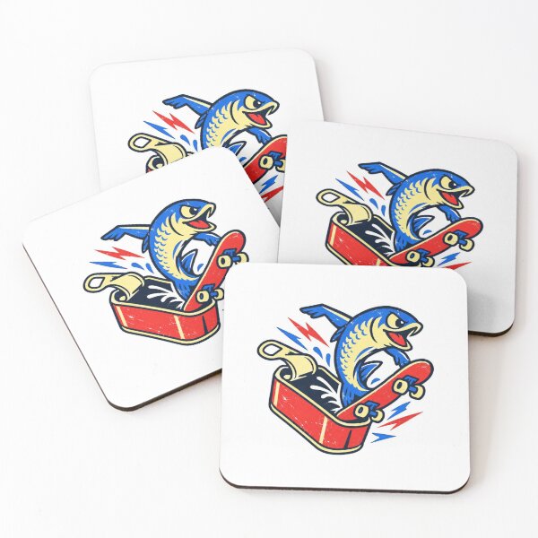 Item preview, Skateboarding Sardine designed and sold by tonisots.
