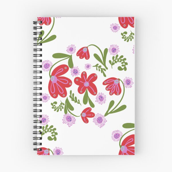 Item preview, Red floral seamless pattern designed and sold by AJTindal.