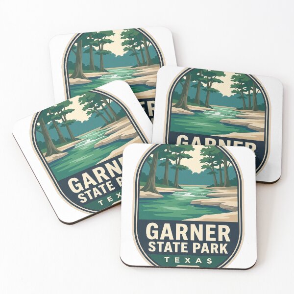 Item preview, Garner State Park Texas Frio River Oval Badge Sticker designed and sold by DetourDgn.