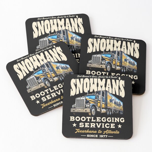 Item preview, Snowmans Bootlegging Service Texarkana to Atlanta Trucker designed and sold by malikrosendo23.