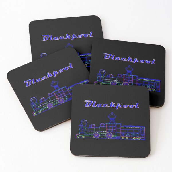 Item preview, Blackpool Illuminated Train Tram no background designed and sold by BlackpoolBones.