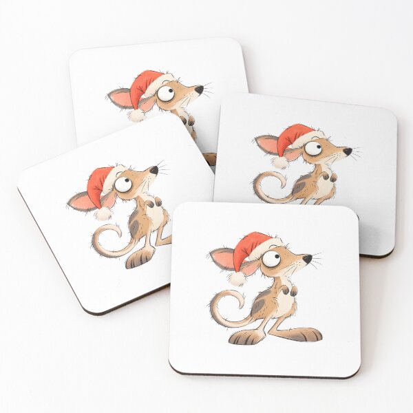 Item preview, Kangaroo Rat in a Slouchy Santa Cap designed and sold by The-Art-of-D.