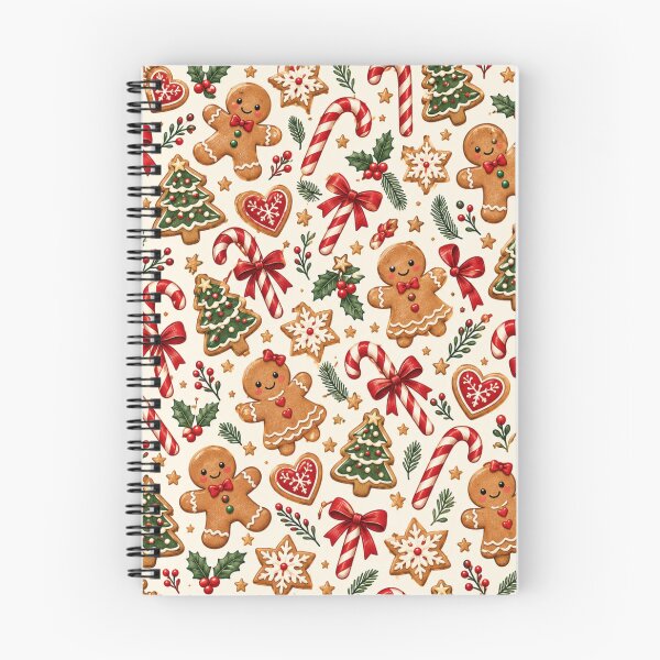 Item preview, Vintage Christmas Gingerbread Cookies and Candy Pattern designed and sold by Epic Wear Store.