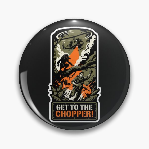 Item preview, Get To The Chopper Jungle Action Hunter designed and sold by ruidaniel.
