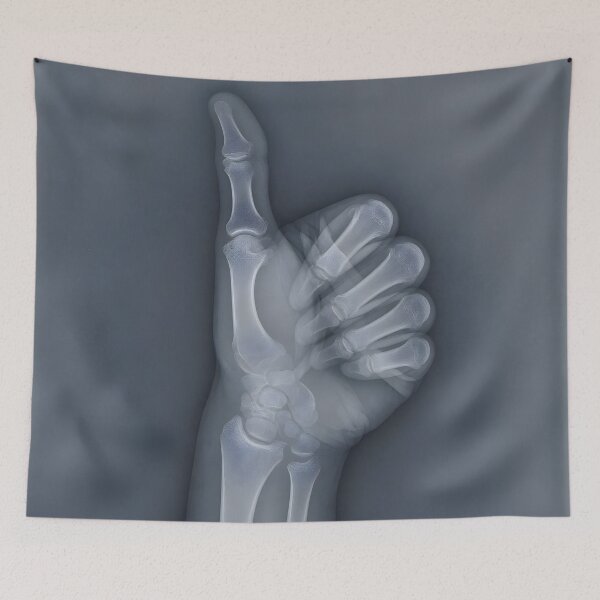 Item preview, Thumbs Up Hand X-Ray Skeleton Gesture designed and sold by Sybille-Yates.