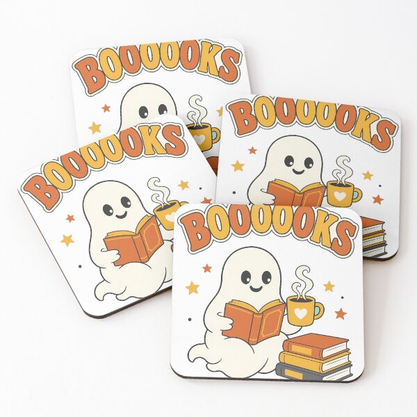 Item preview, Booooks Cute Ghost Reading Books Halloween designed and sold by Laminou91.
