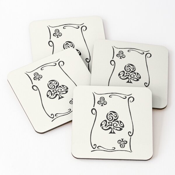 Item preview, Club Playing Card | Ornamental Black and White Design designed and sold by Cordilla_Xevoc.