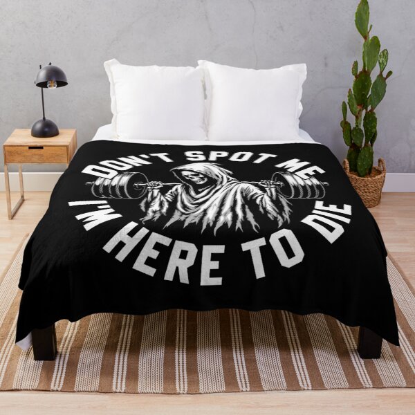Item preview, Dark Humor Grim Reaper Weightlifting Gym Quote designed and sold by MOHAMED.