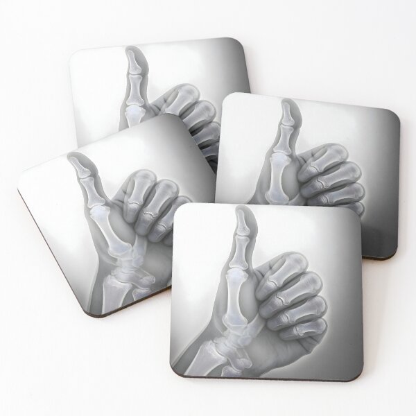Item preview, Thumbs Up Hand X-Ray Skeleton Gesture designed and sold by Sybille-Yates.