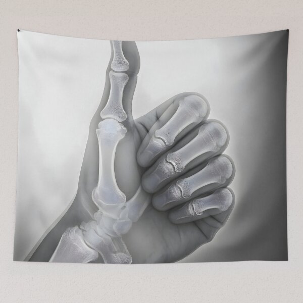Item preview, Thumbs Up Hand X-Ray Skeleton Gesture designed and sold by Sybille-Yates.