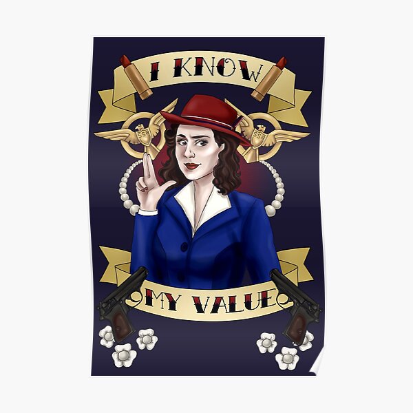 Peggy Carter Posters Redbubble