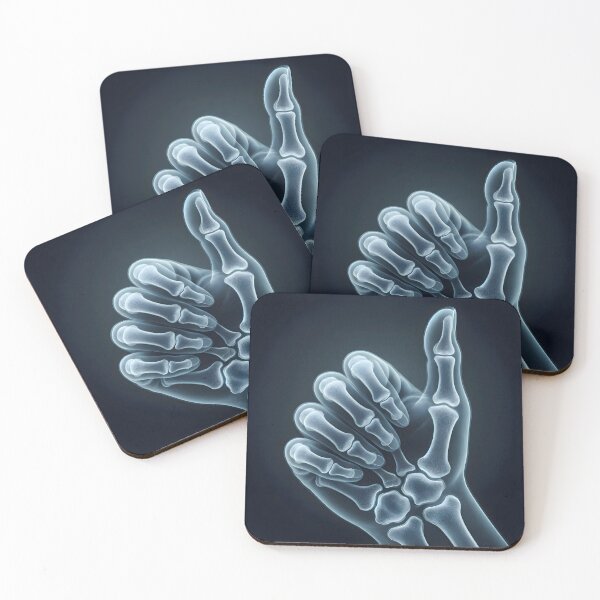 Item preview, Thumbs Up Hand X-Ray Skeleton Gesture designed and sold by Sybille-Yates.