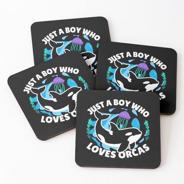 Item preview, Just a boy who loves orcas designed and sold by T&C Finesse.