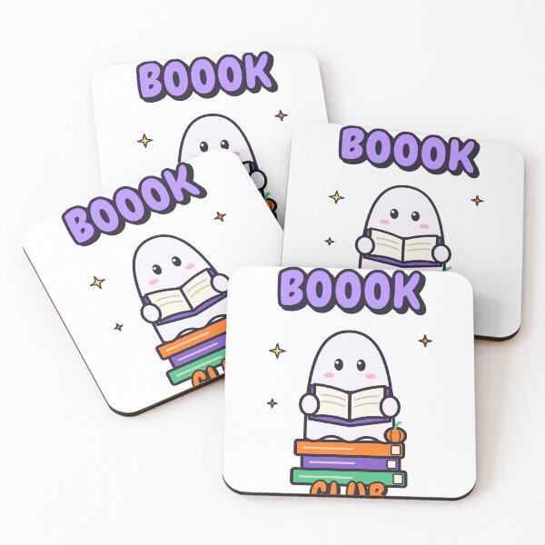 Item preview, Booook Club Ghost Reading Books Halloween designed and sold by Pixel Pantry.