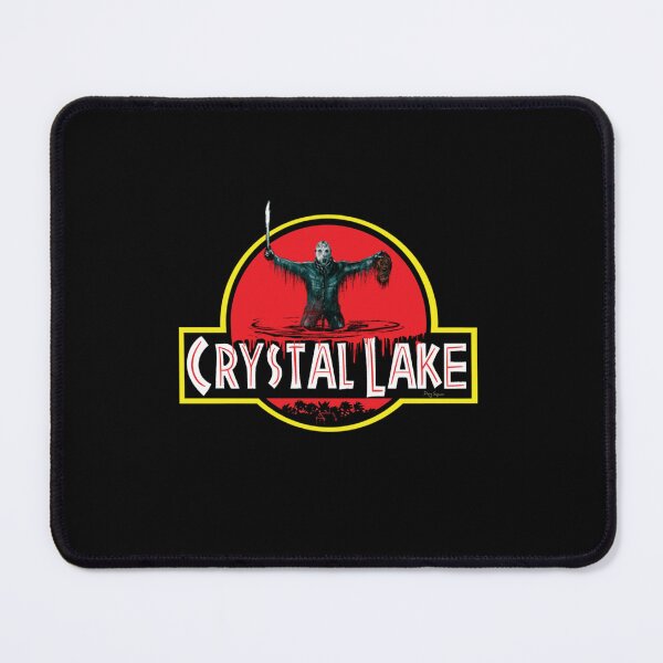 Item preview, Crystal Lake Jurassic Park Horror Parody Design designed and sold by Nicole Payne.
